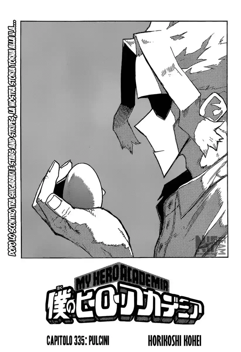 Boku no Hero Academia Capitolo 335 page 1