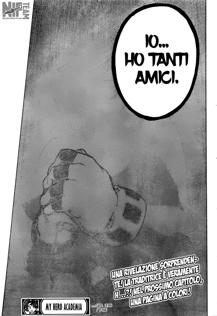 Boku no Hero Academia Capitolo 335 page 17