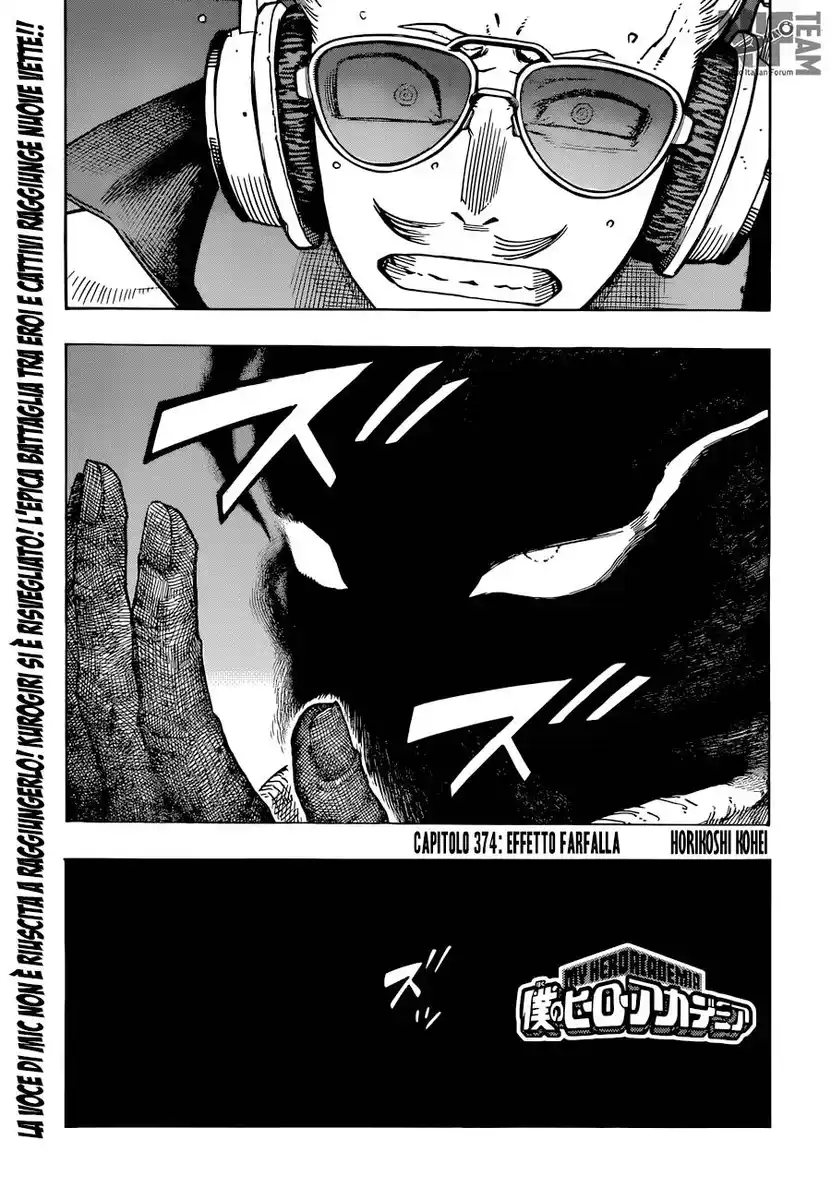 Boku no Hero Academia Capitolo 374 page 1