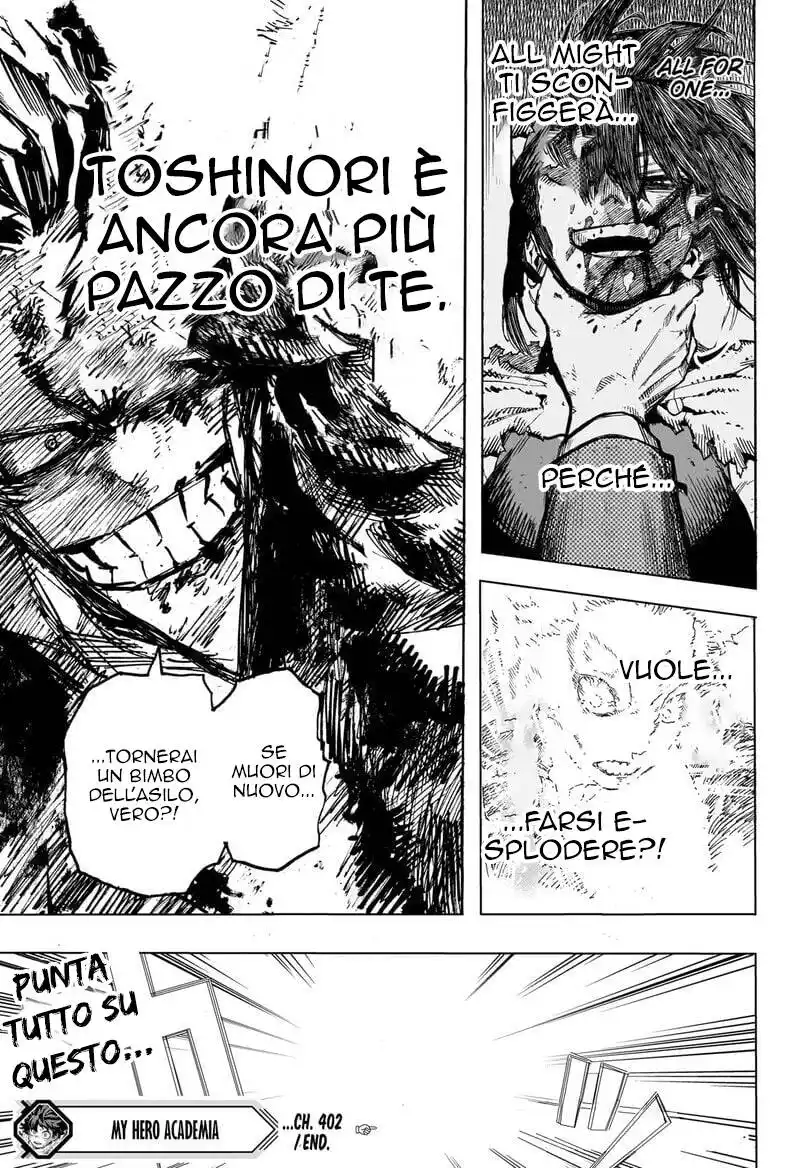 Boku no Hero Academia Capitolo 402 page 16