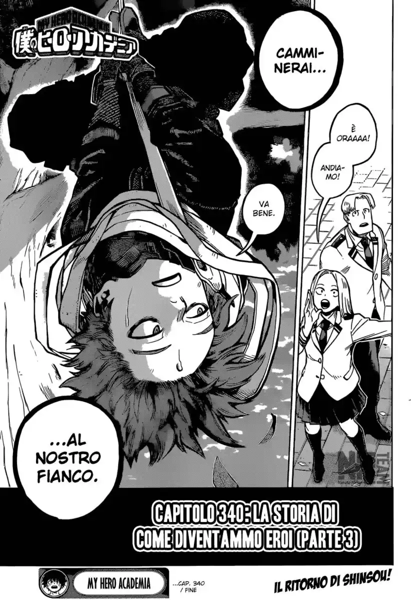 Boku no Hero Academia Capitolo 340 page 16