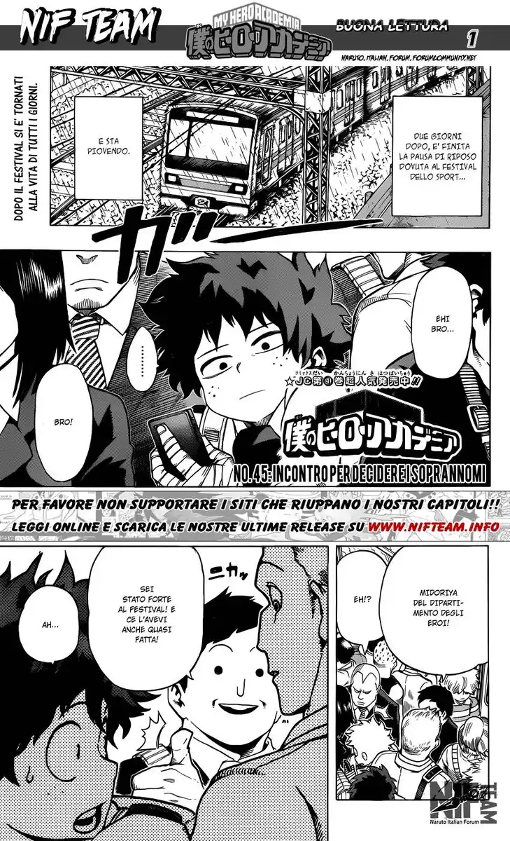 Boku no Hero Academia Capitolo 45 page 2