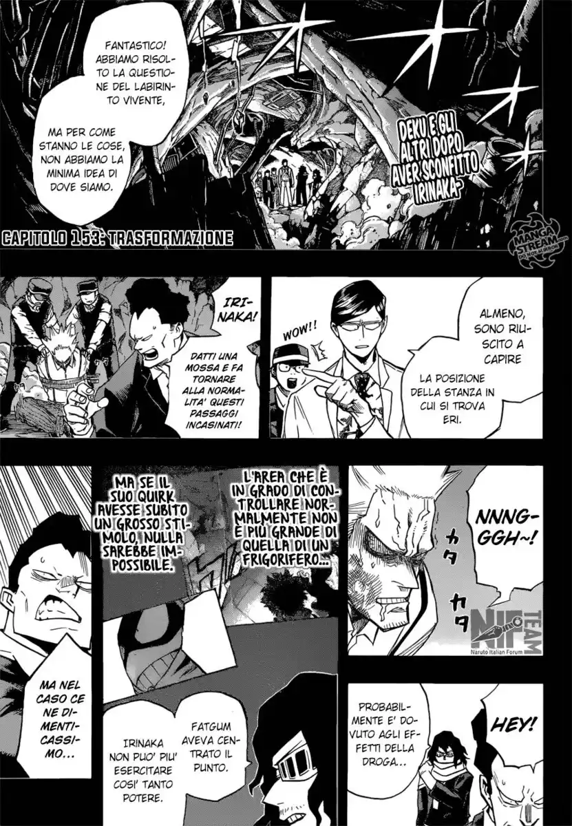 Boku no Hero Academia Capitolo 153 page 2