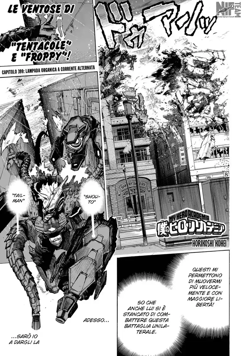 Boku no Hero Academia Capitolo 399 page 1