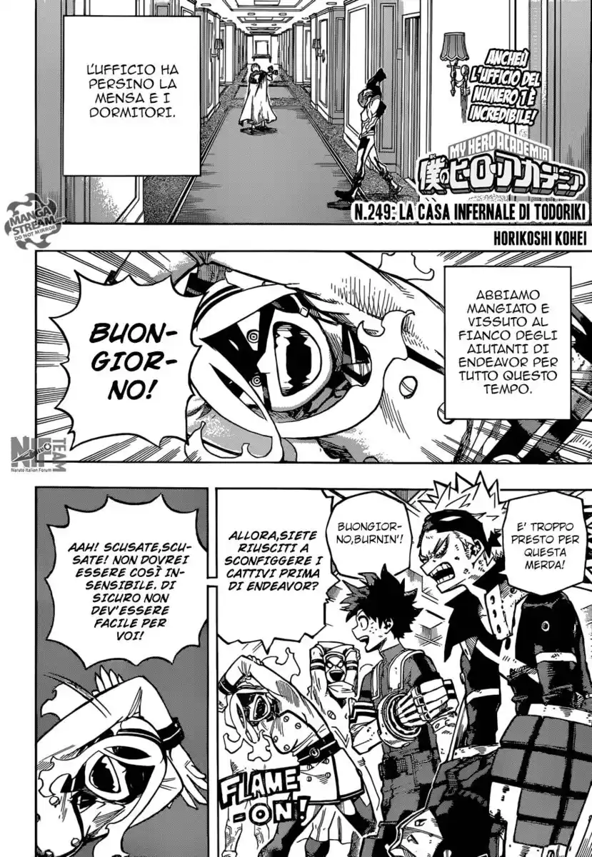 Boku no Hero Academia Capitolo 249 page 3