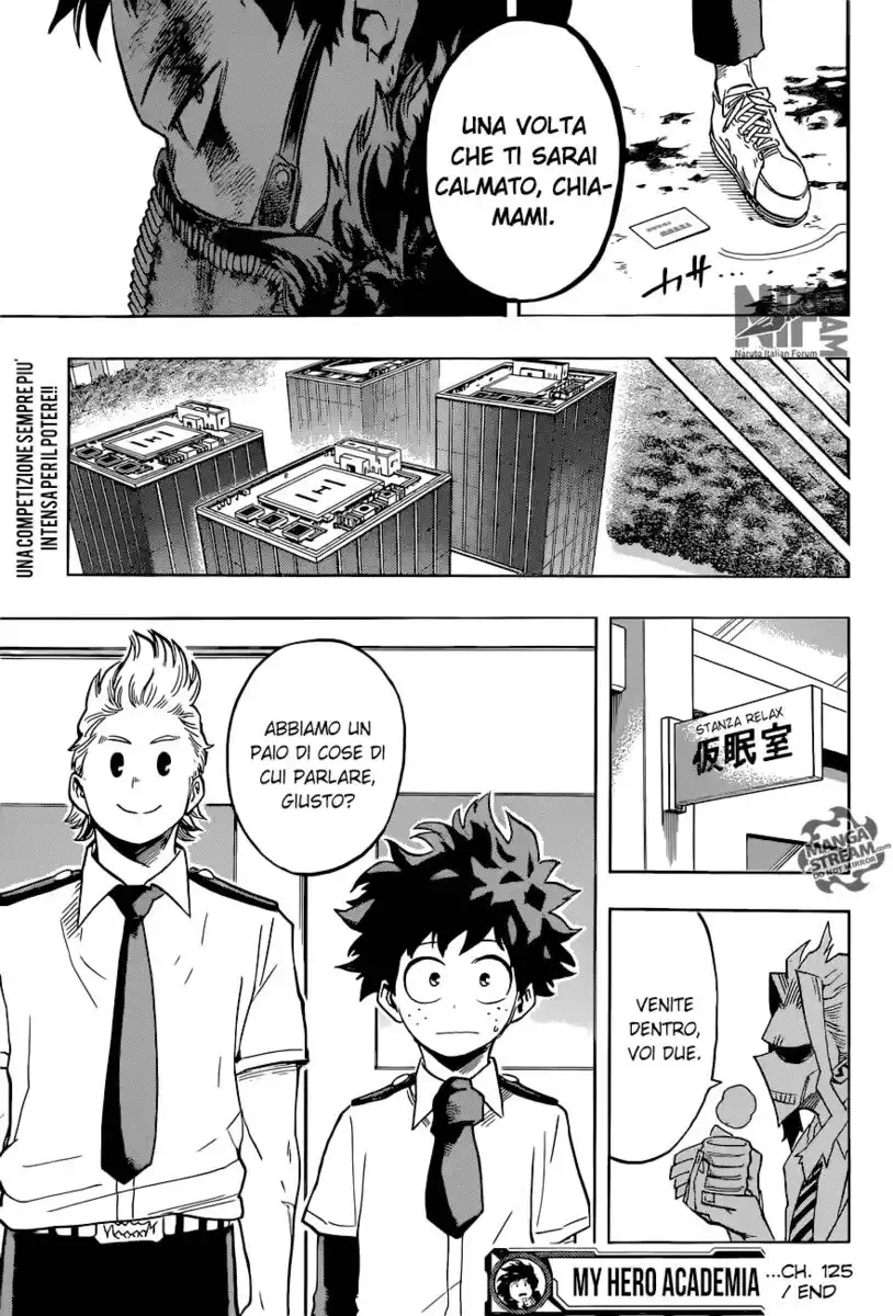 Boku no Hero Academia Capitolo 125 page 18