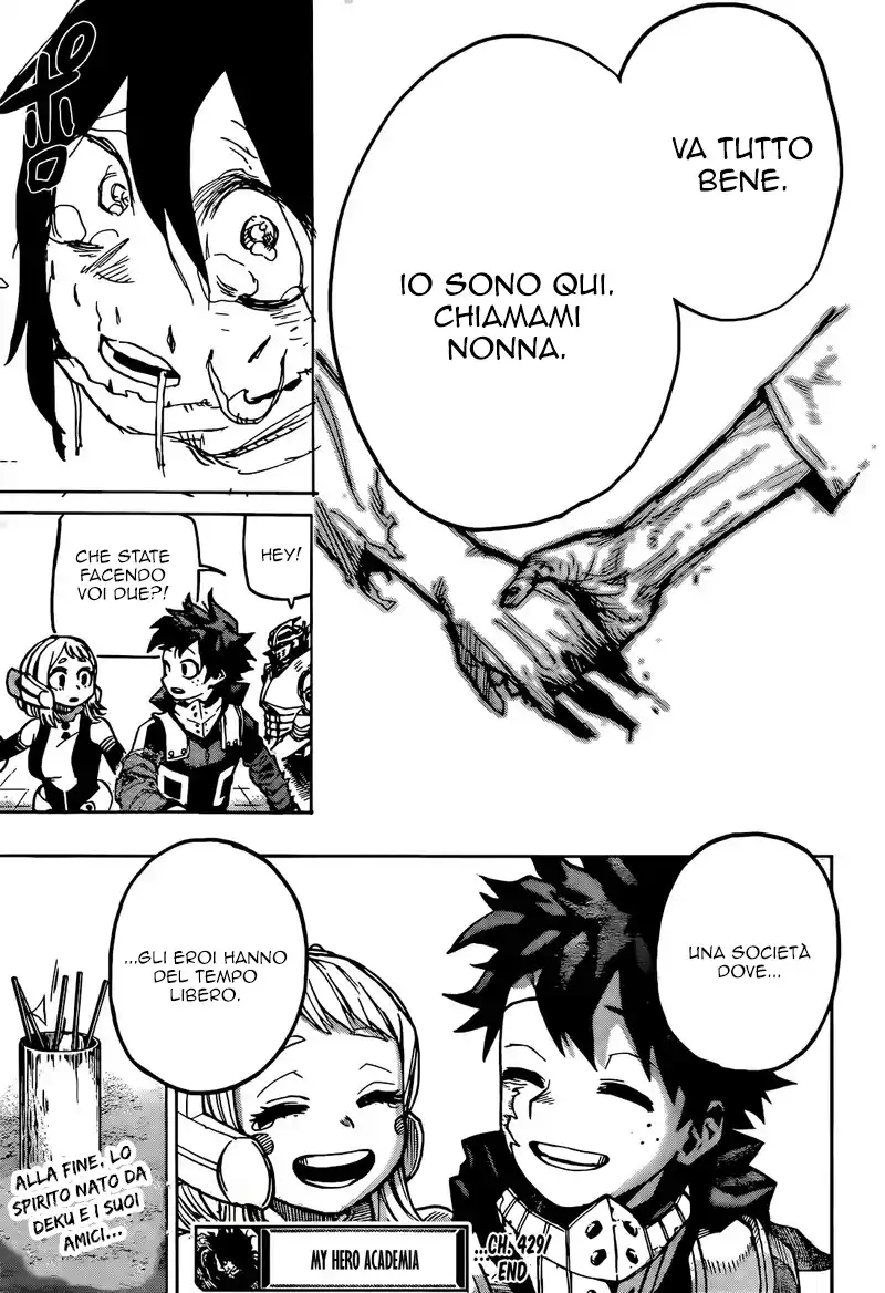 Boku no Hero Academia Capitolo 429 page 18