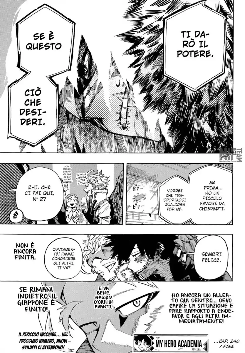 Boku no Hero Academia Capitolo 240 page 14