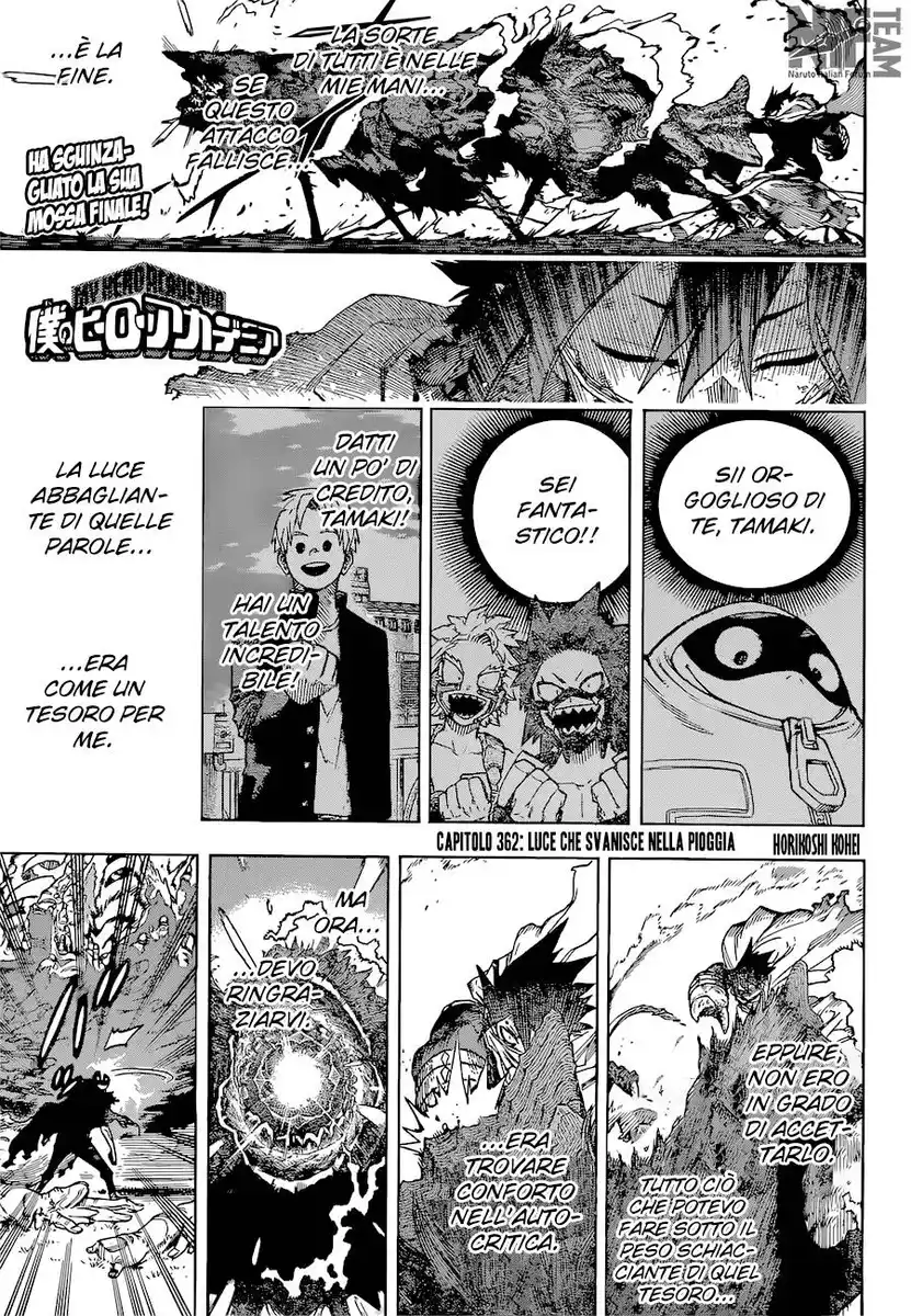 Boku no Hero Academia Capitolo 362 page 1