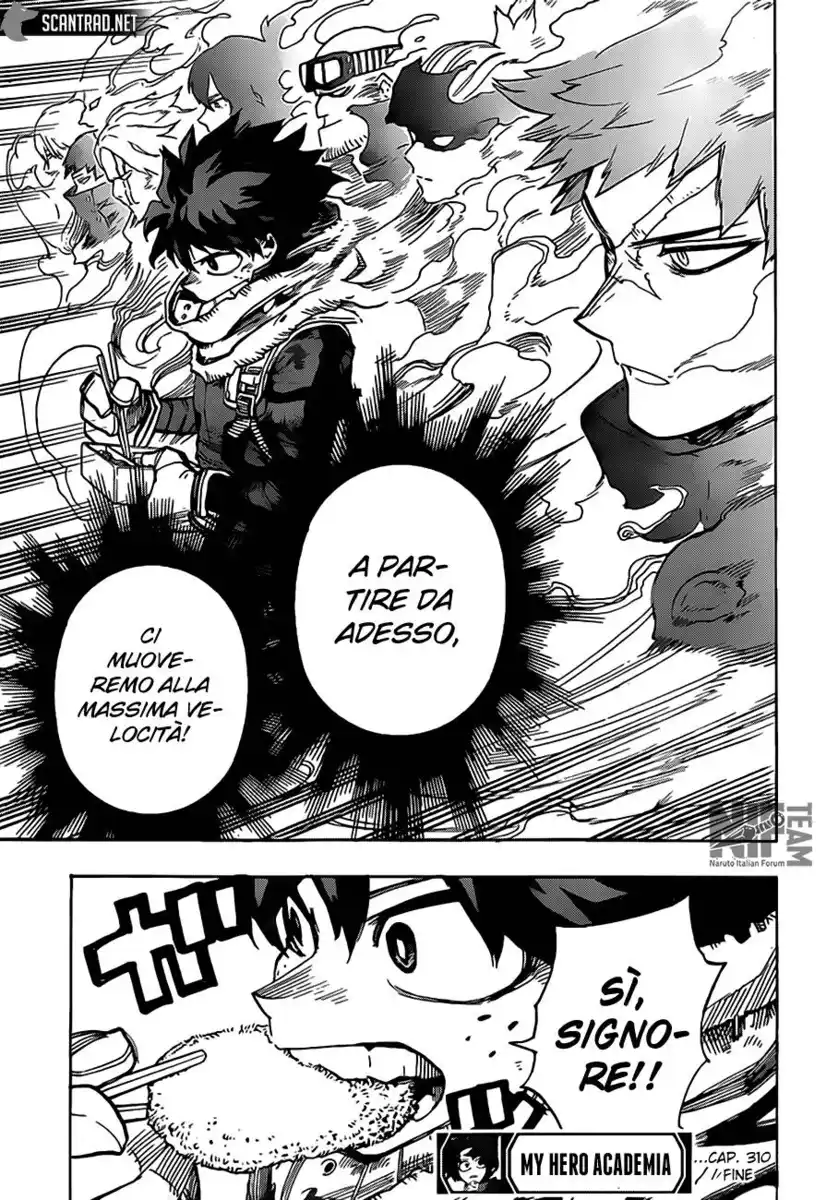 Boku no Hero Academia Capitolo 310 page 19