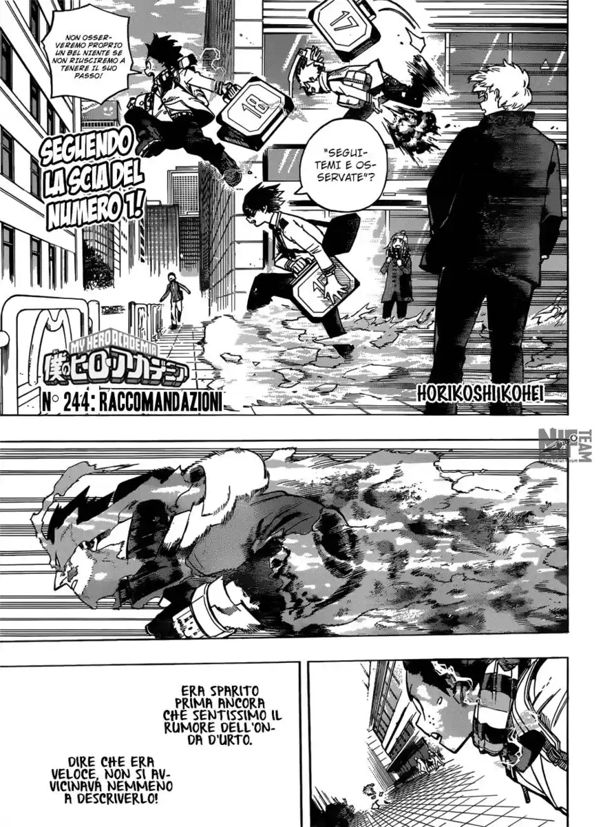 Boku no Hero Academia Capitolo 244 page 2