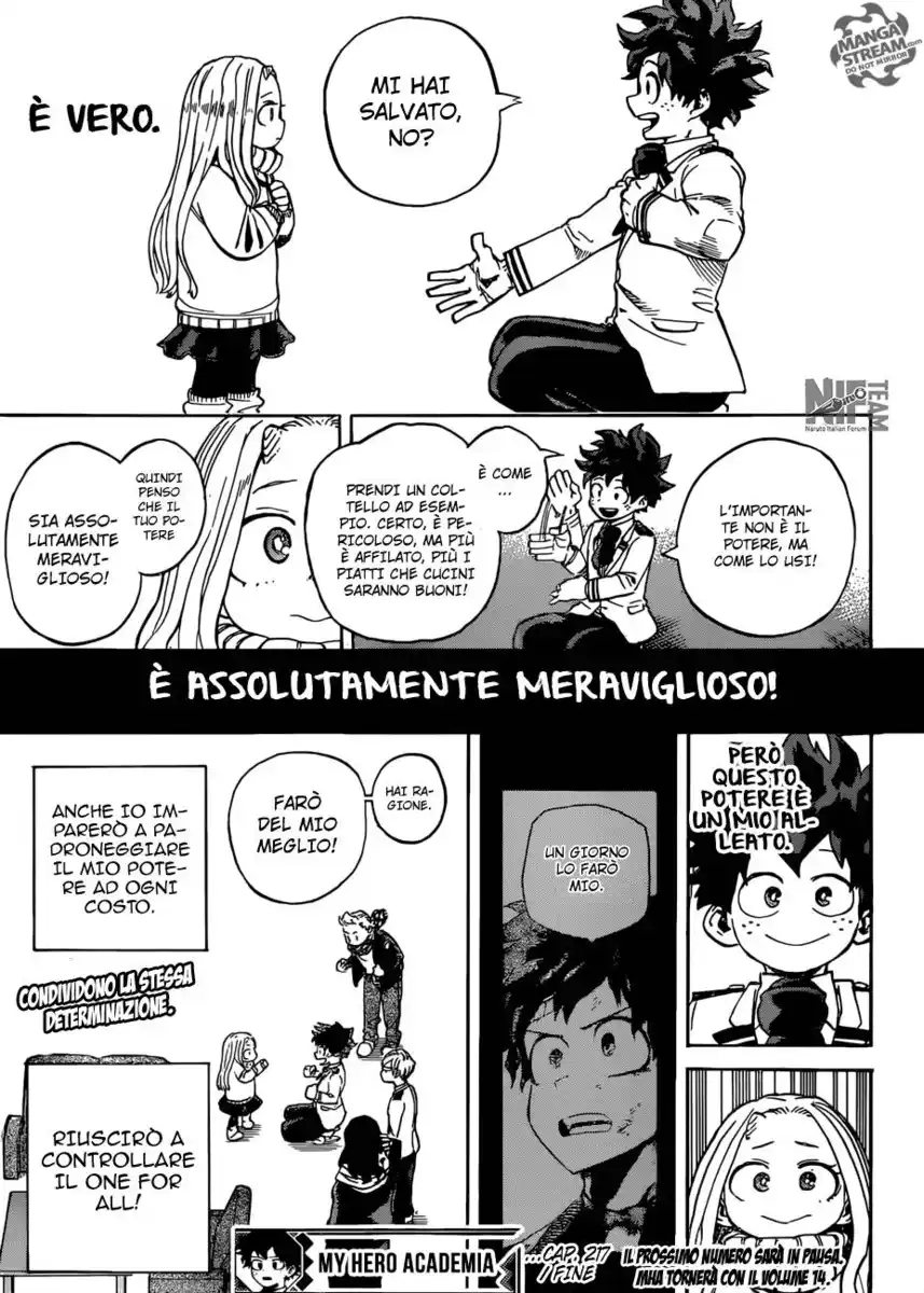 Boku no Hero Academia Capitolo 217 page 14