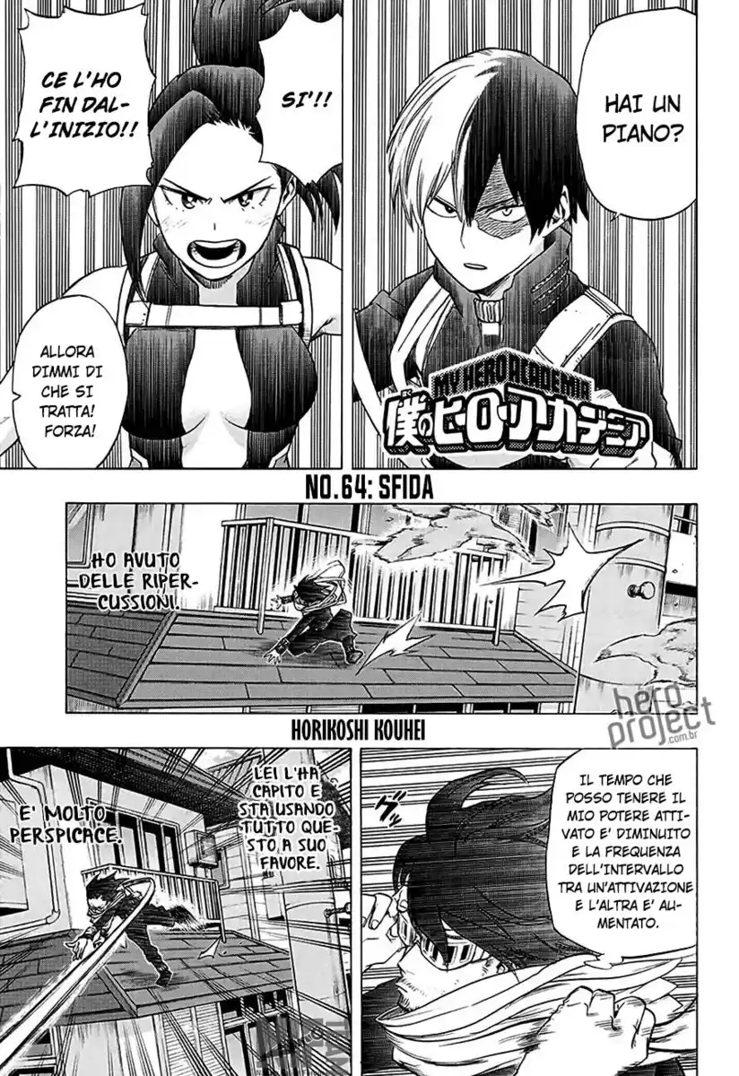 Boku no Hero Academia Capitolo 64 page 2