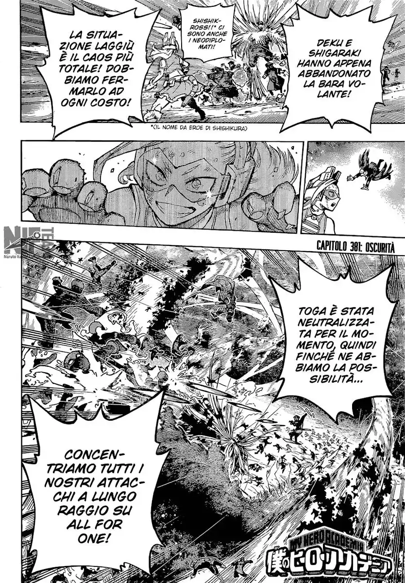 Boku no Hero Academia Capitolo 381 page 3