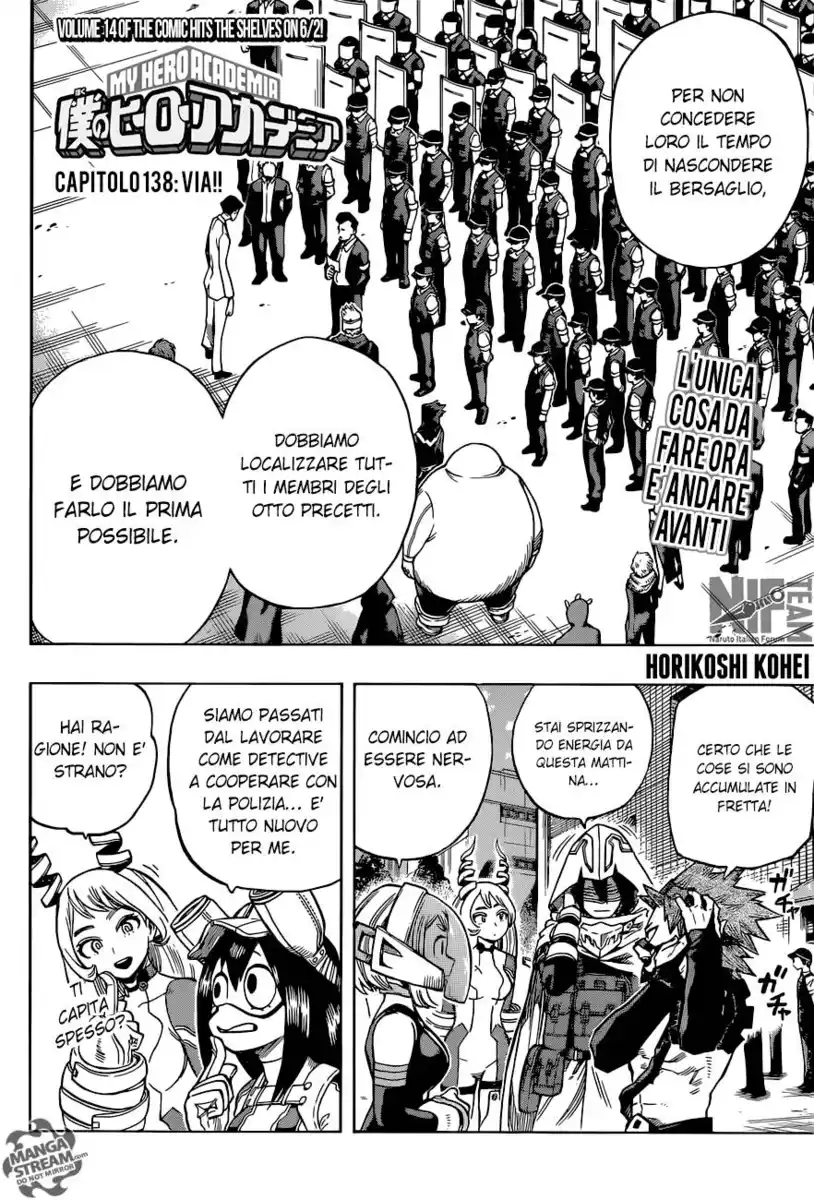 Boku no Hero Academia Capitolo 138 page 3