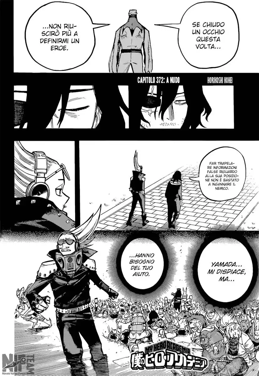 Boku no Hero Academia Capitolo 372 page 3