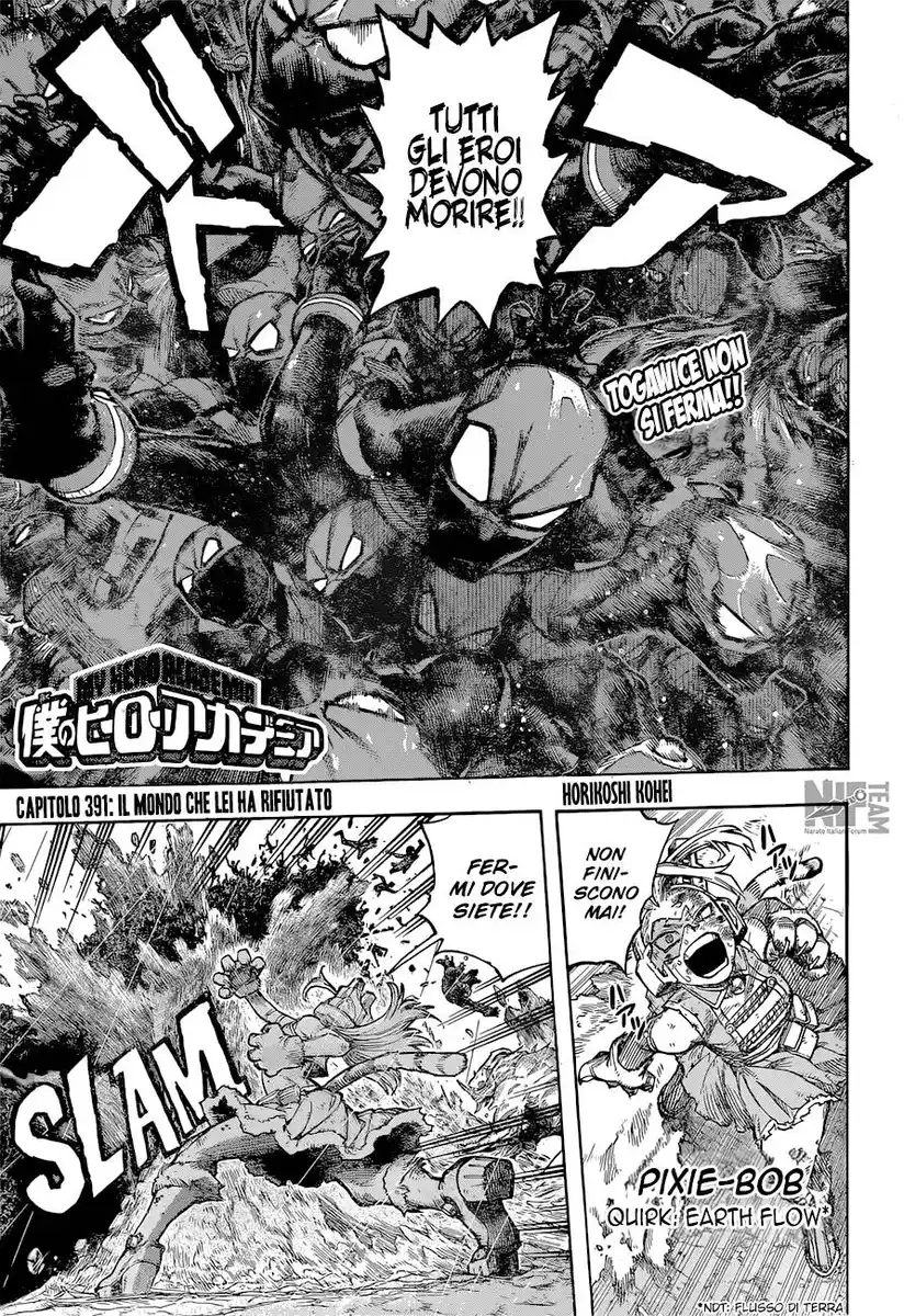 Boku no Hero Academia Capitolo 391 page 1