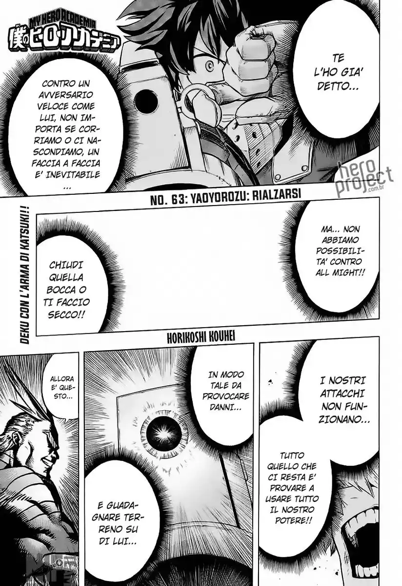 Boku no Hero Academia Capitolo 63 page 2