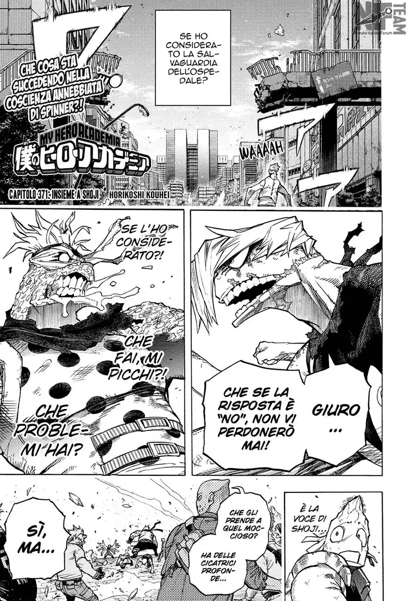 Boku no Hero Academia Capitolo 371 page 1