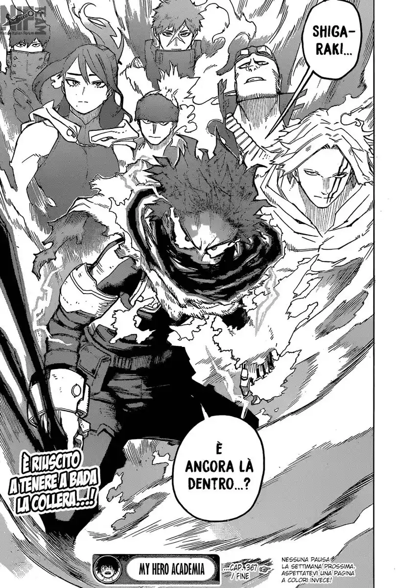 Boku no Hero Academia Capitolo 367 page 18