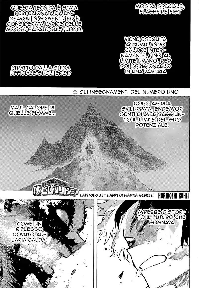 Boku no Hero Academia Capitolo 351 page 2