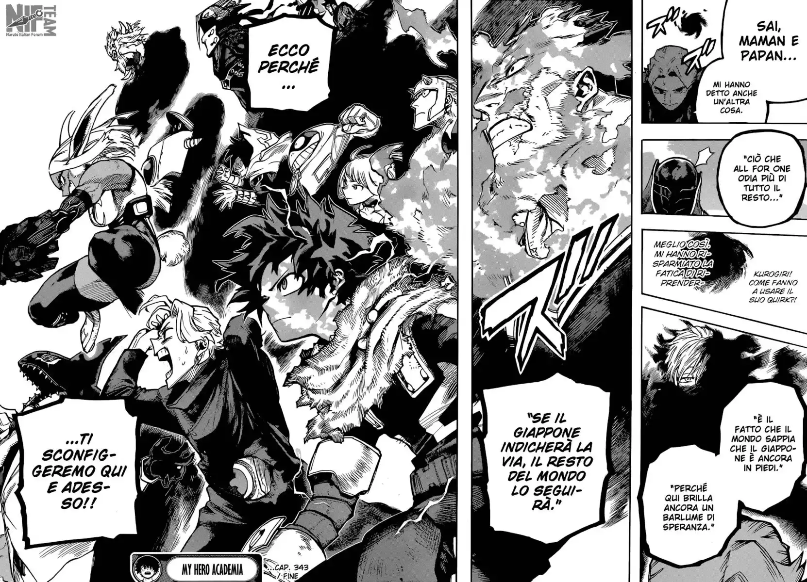 Boku no Hero Academia Capitolo 343 page 16