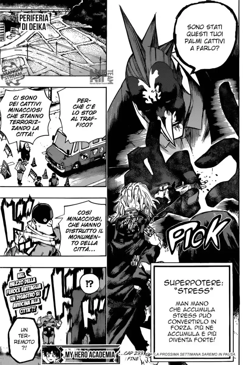 Boku no Hero Academia Capitolo 233 page 16