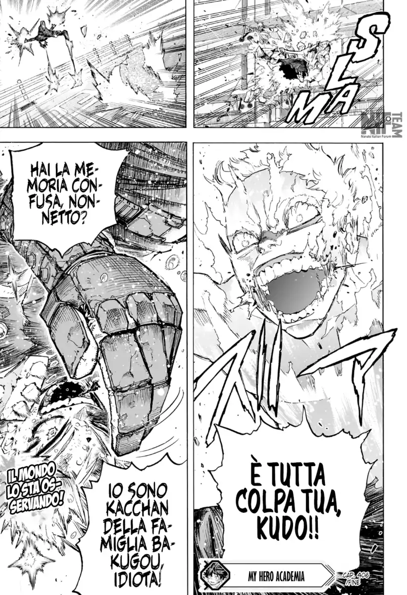 Boku no Hero Academia Capitolo 406 page 16