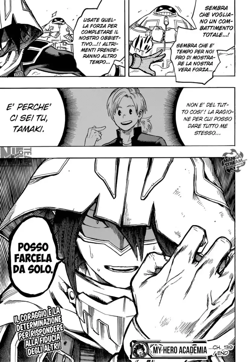 Boku no Hero Academia Capitolo 139 page 18