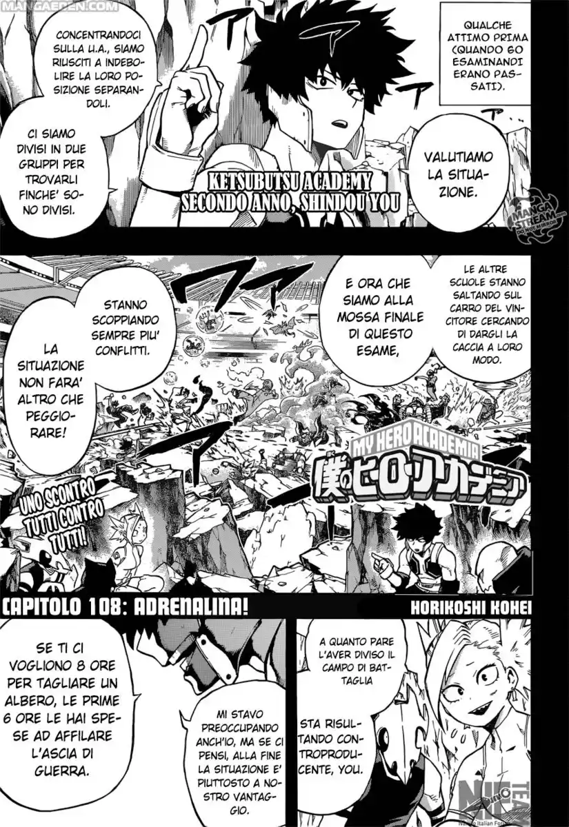 Boku no Hero Academia Capitolo 108 page 2