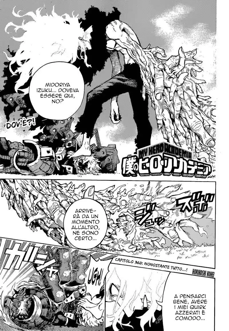 Boku no Hero Academia Capitolo 360 page 2