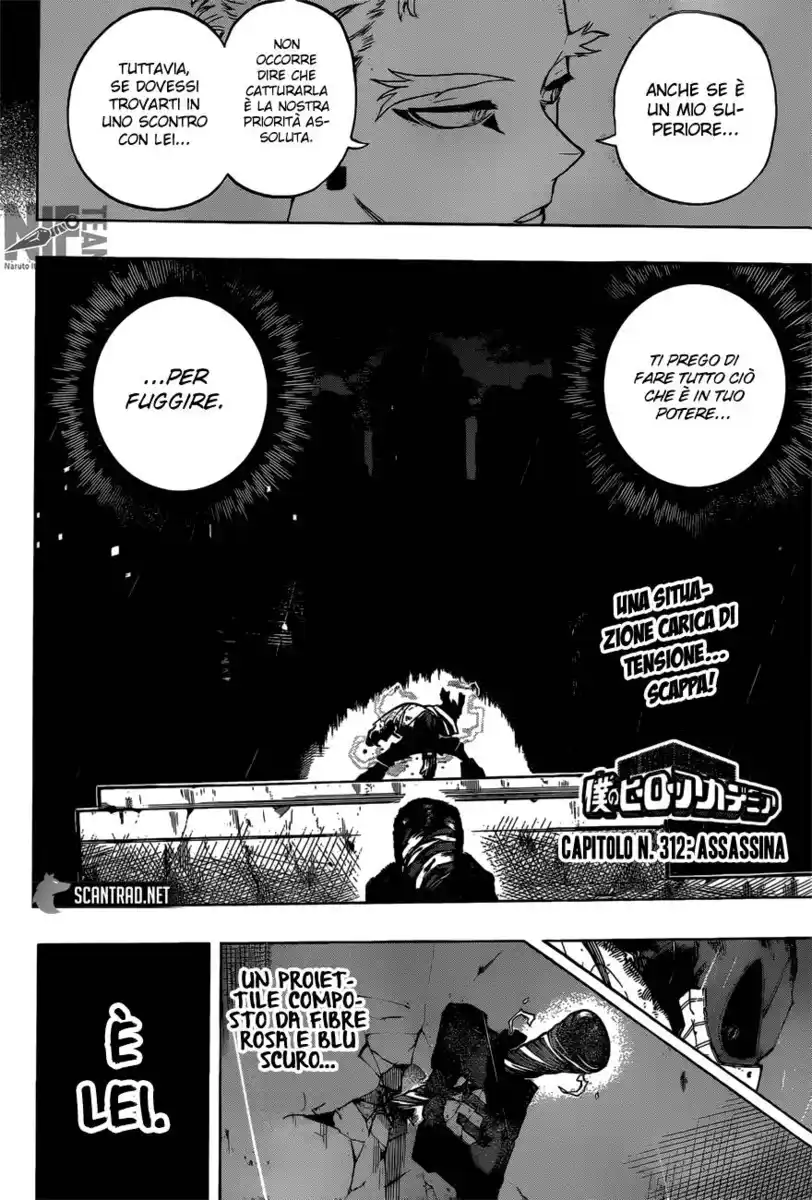 Boku no Hero Academia Capitolo 312 page 3