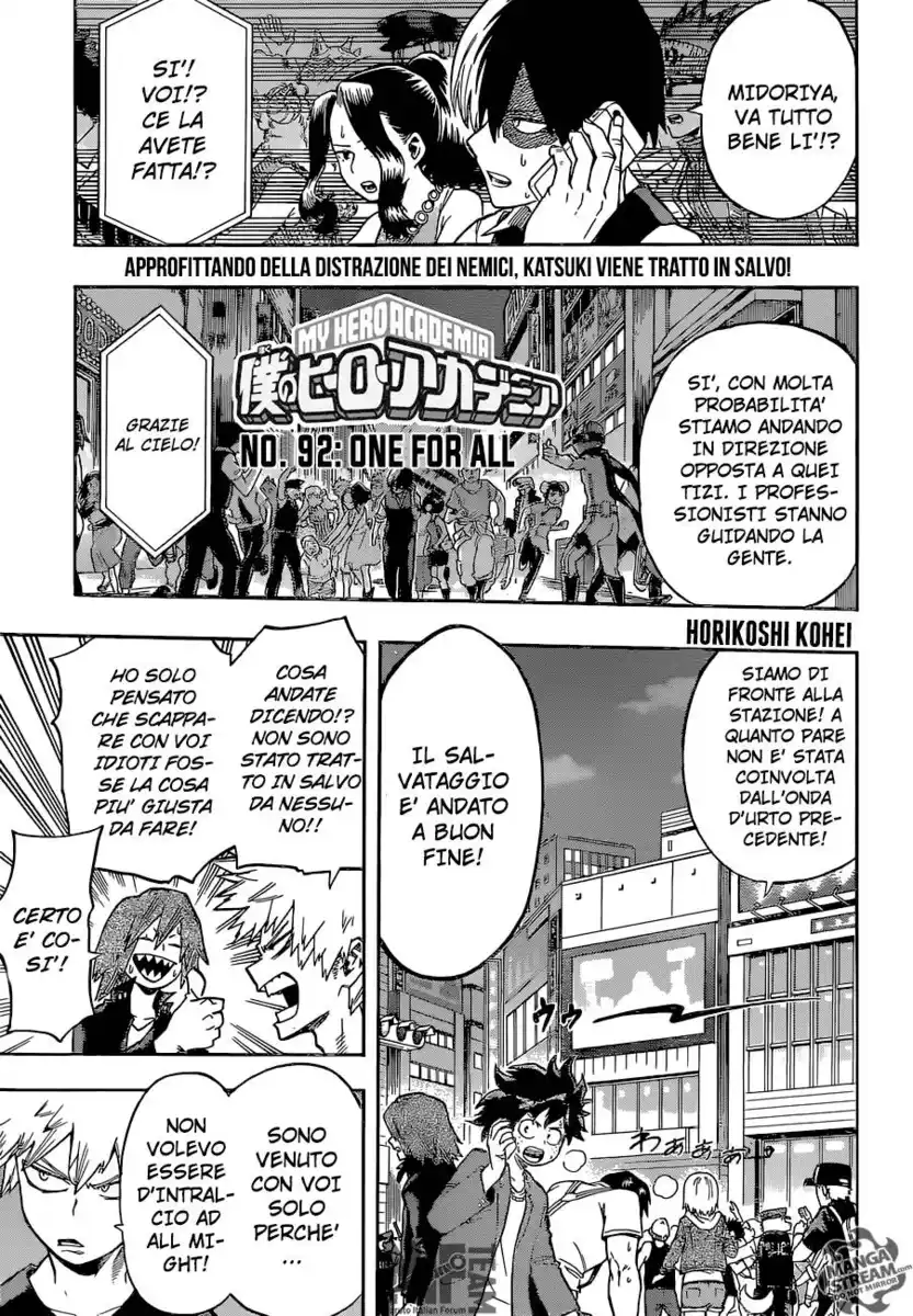 Boku no Hero Academia Capitolo 92 page 2