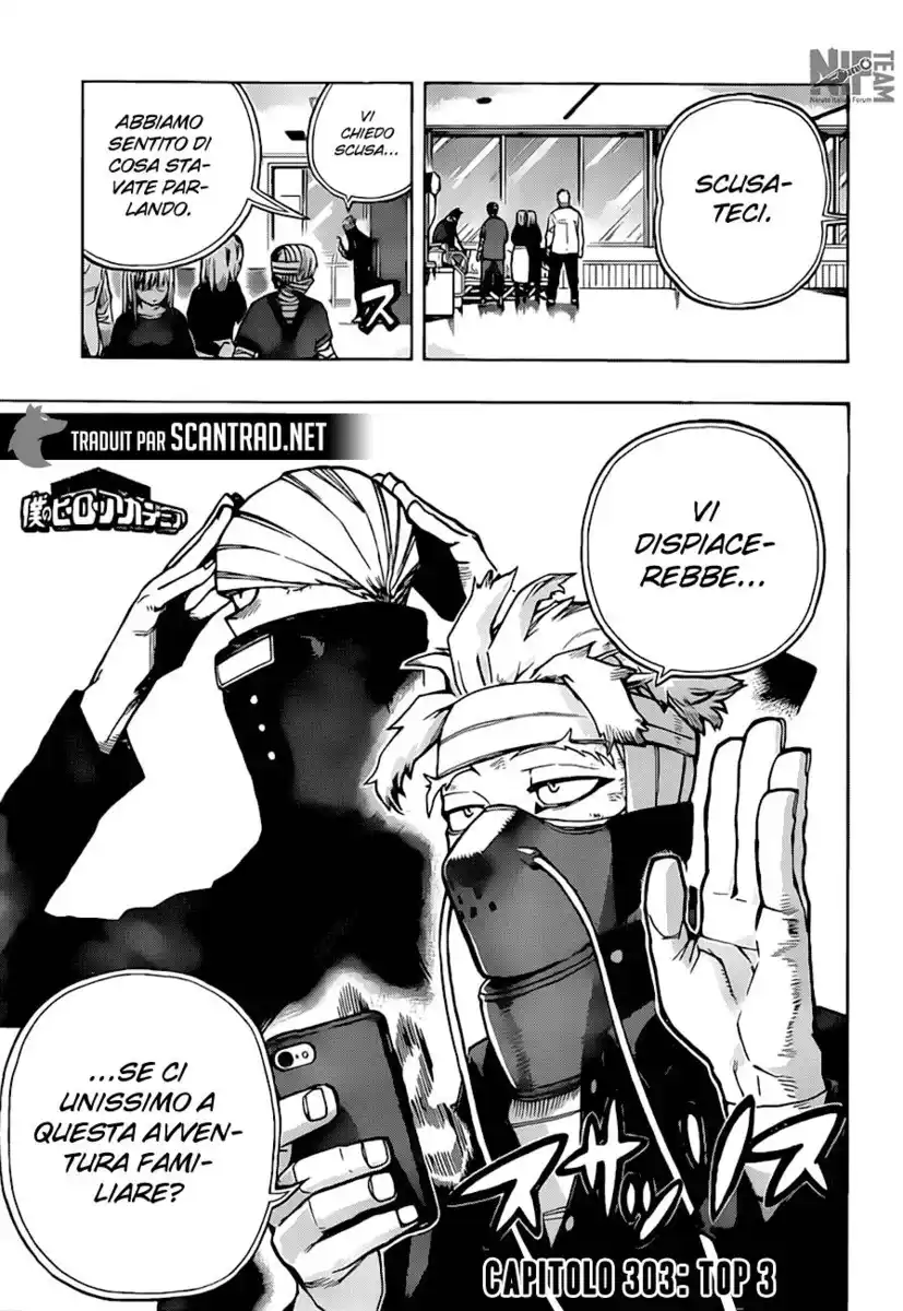 Boku no Hero Academia Capitolo 303 page 1