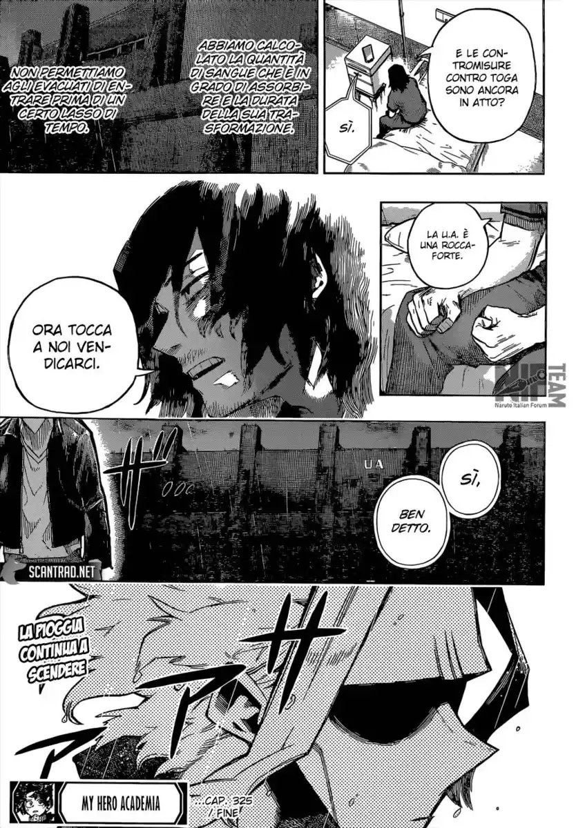 Boku no Hero Academia Capitolo 325 page 18