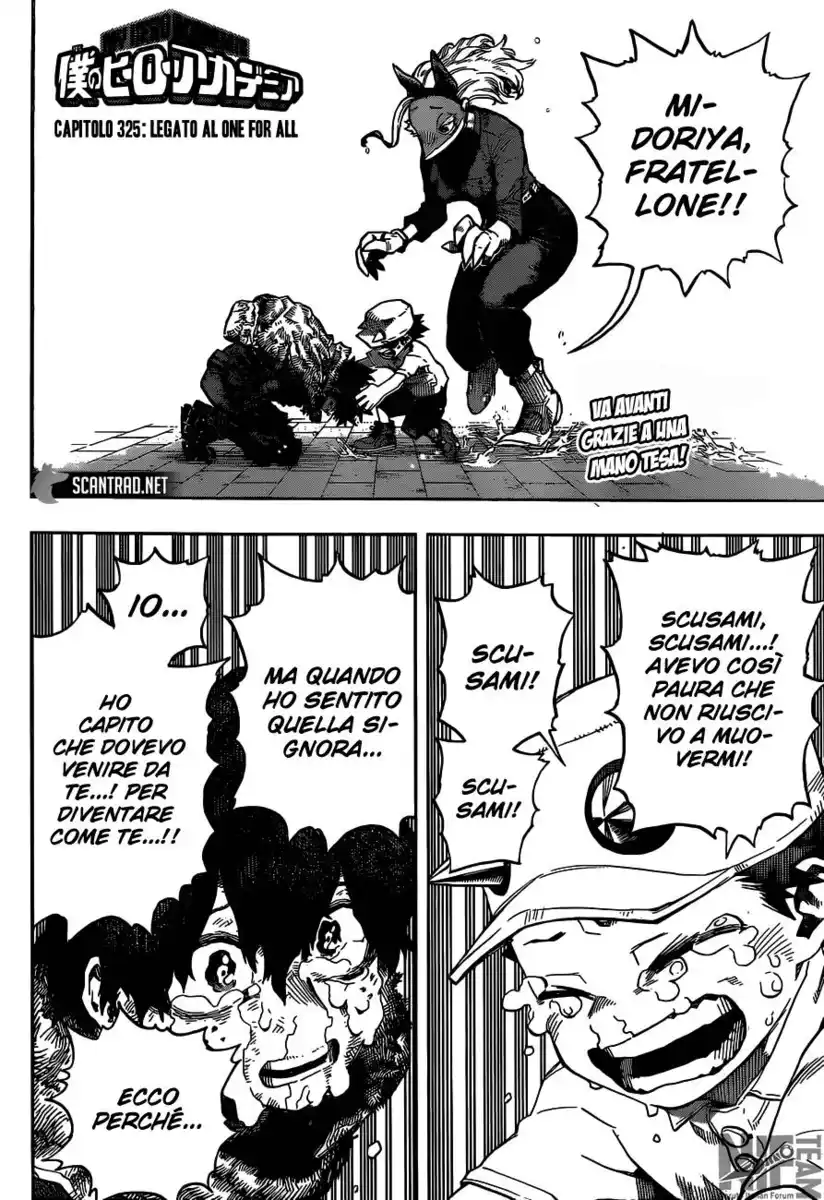 Boku no Hero Academia Capitolo 325 page 3