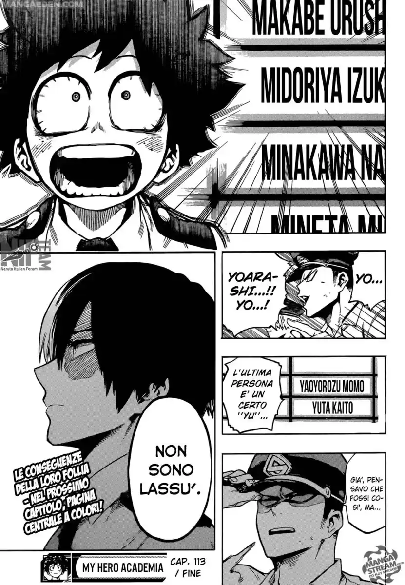 Boku no Hero Academia Capitolo 113 page 18