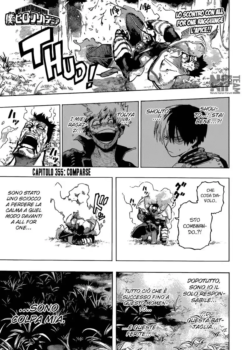 Boku no Hero Academia Capitolo 355 page 1