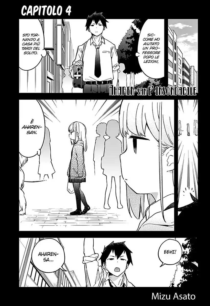 Aharen-san wa Hakarenai Capitolo 04 page 1