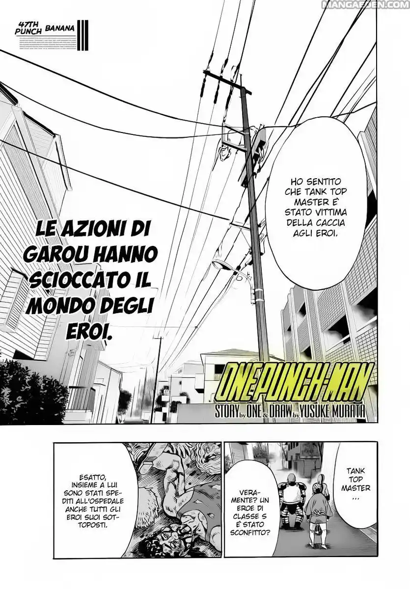 One Punch-Man Capitolo 47 page 1