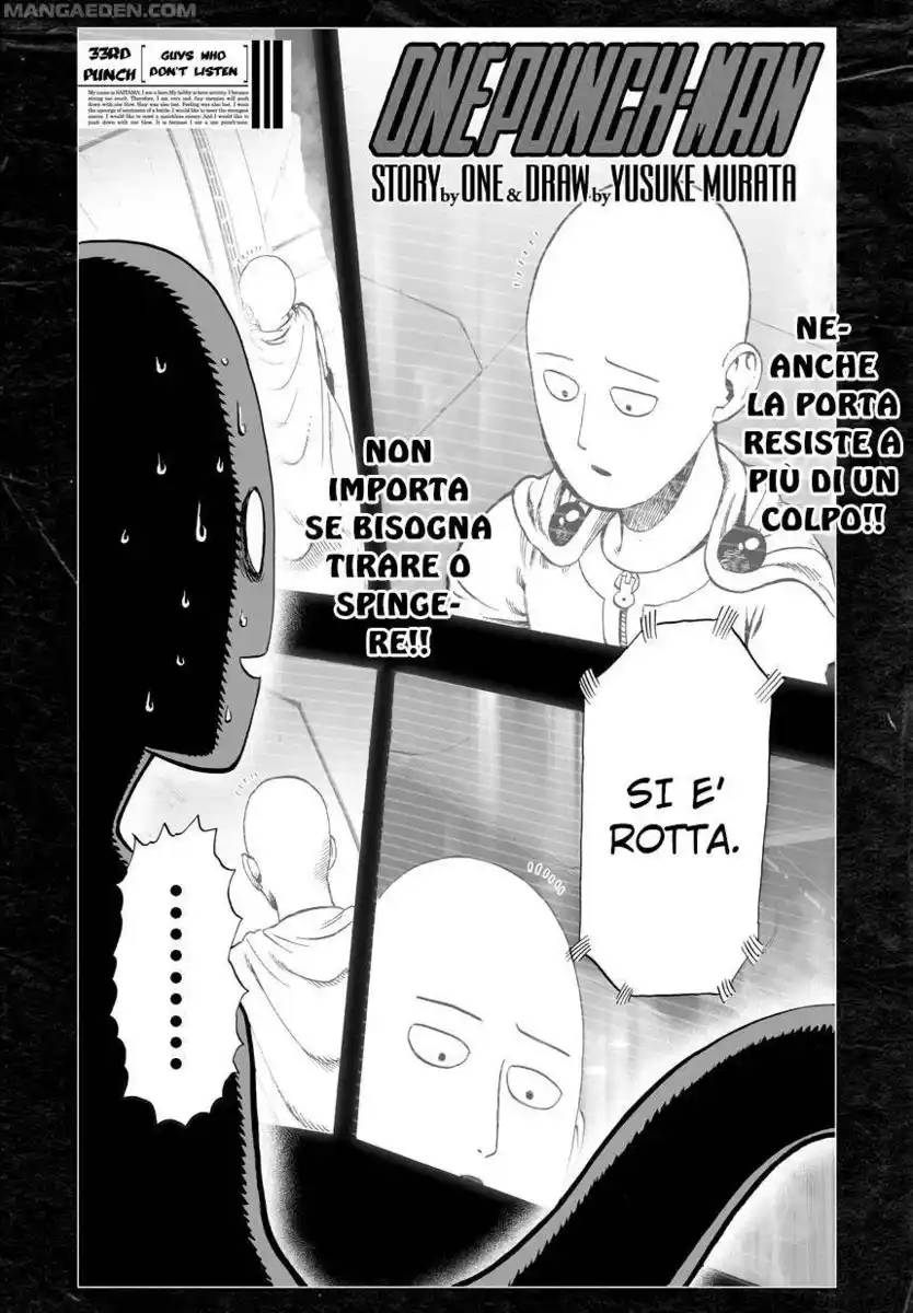 One Punch-Man Capitolo 33 page 4