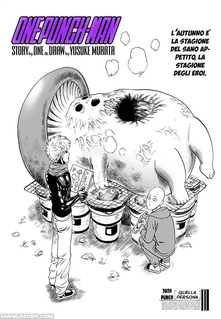 One Punch-Man Capitolo 38 page 1