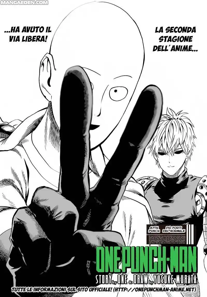 One Punch-Man Capitolo 67 page 1