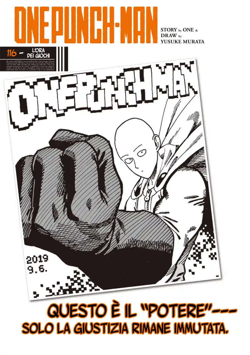 One Punch-Man Capitolo 116 page 1