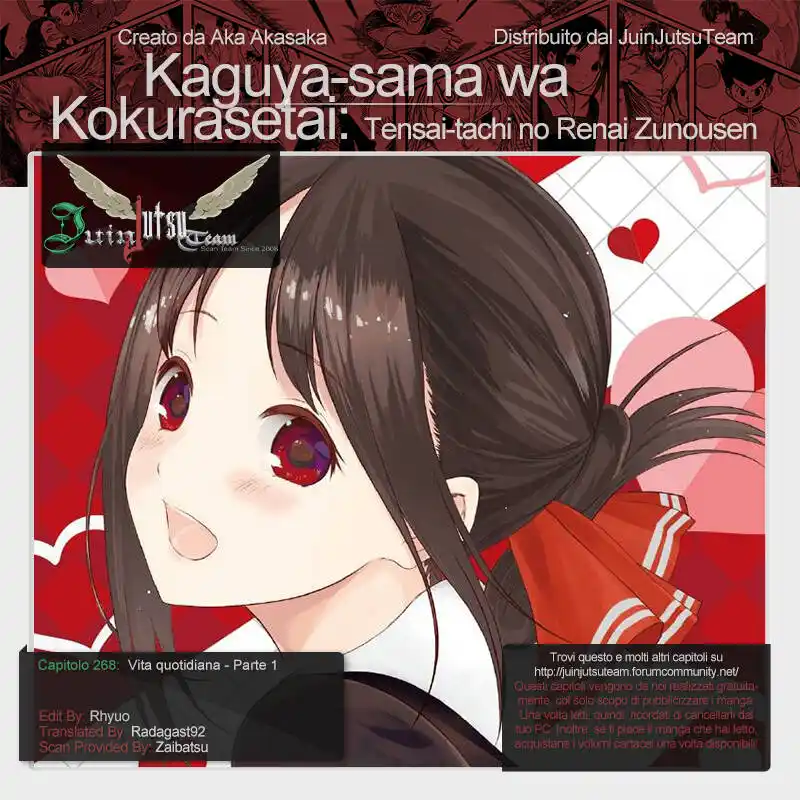 Kaguya-sama: Love is War Capitolo 268 page 1