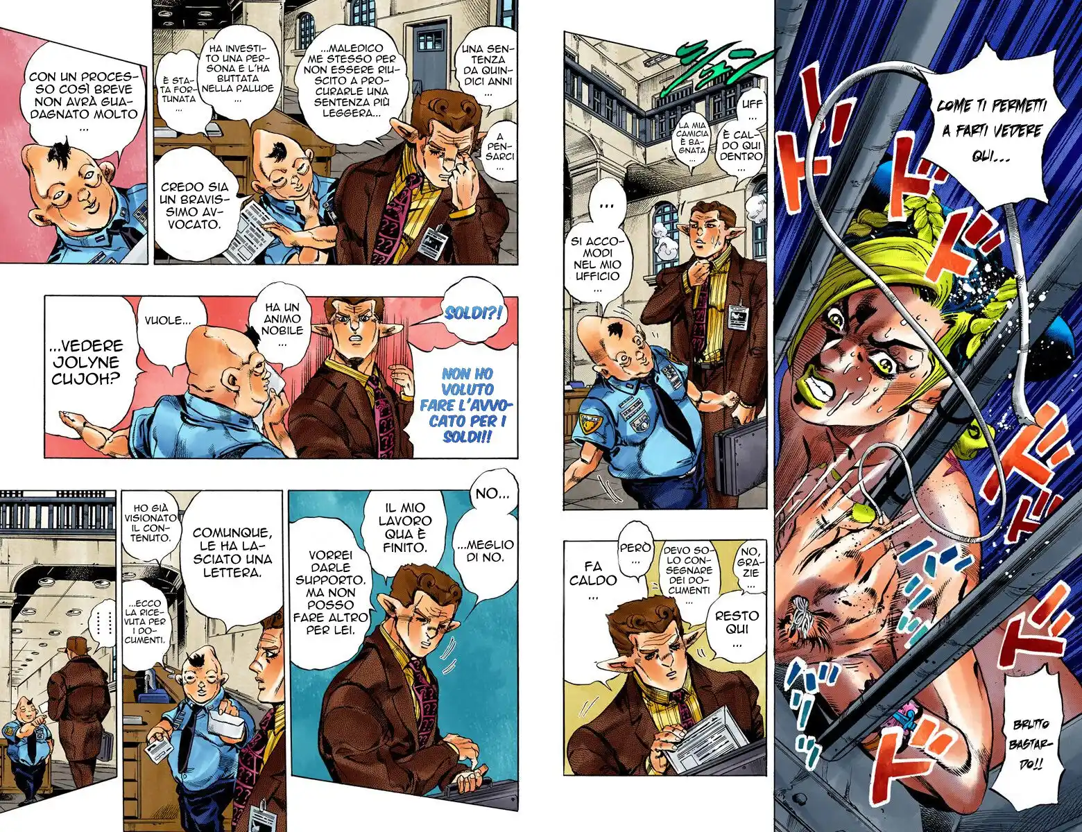 JoJo's Bizarre Adventure Part 6 - Stone Ocean (Official Colored) Capitolo 03 page 7