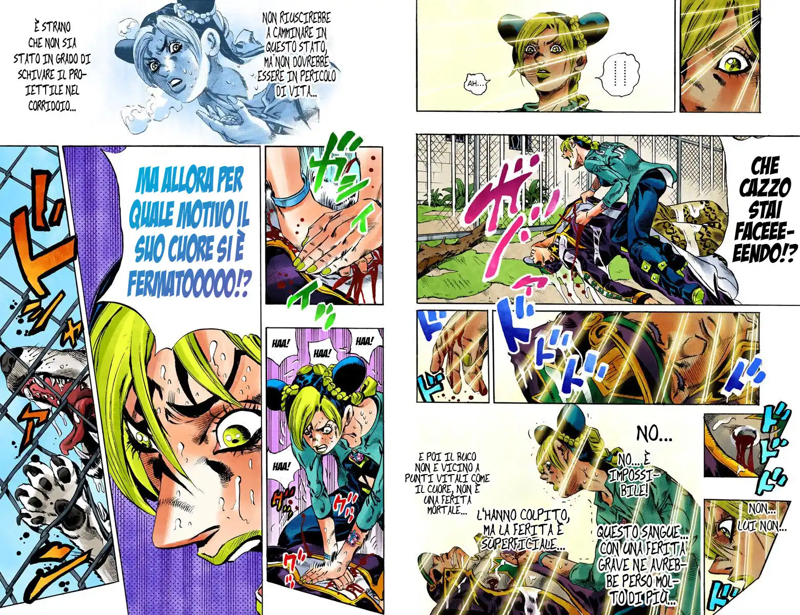 JoJo's Bizarre Adventure Part 6 - Stone Ocean (Official Colored) Capitolo 20 page 5