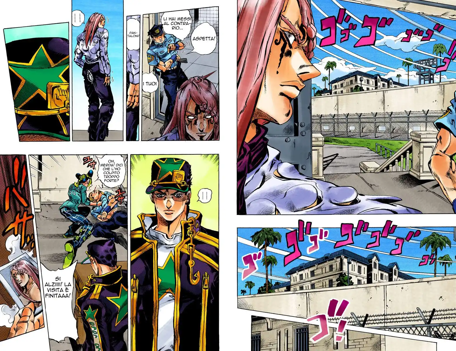 JoJo's Bizarre Adventure Part 6 - Stone Ocean (Official Colored) Capitolo 12 page 4