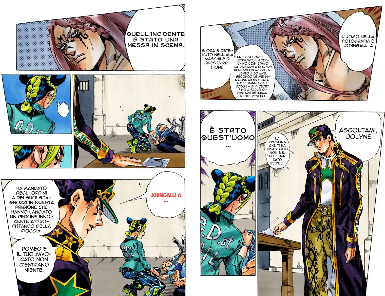 JoJo's Bizarre Adventure Part 6 - Stone Ocean (Official Colored) Capitolo 12 page 5