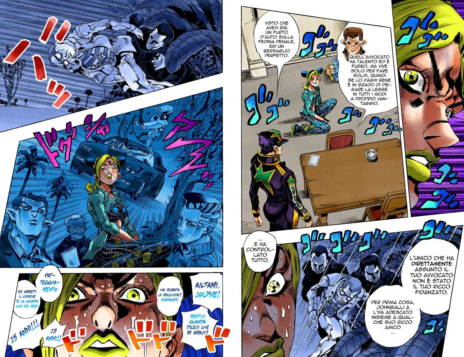 JoJo's Bizarre Adventure Part 6 - Stone Ocean (Official Colored) Capitolo 12 page 6